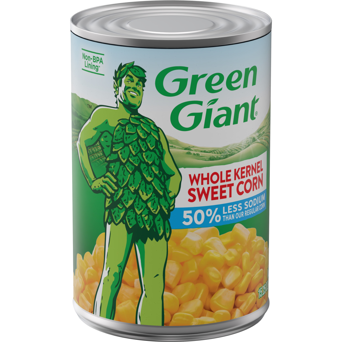 Green Giant 50 Less Sodium Whole Kernel Sweet Corn 15 25 Oz Green