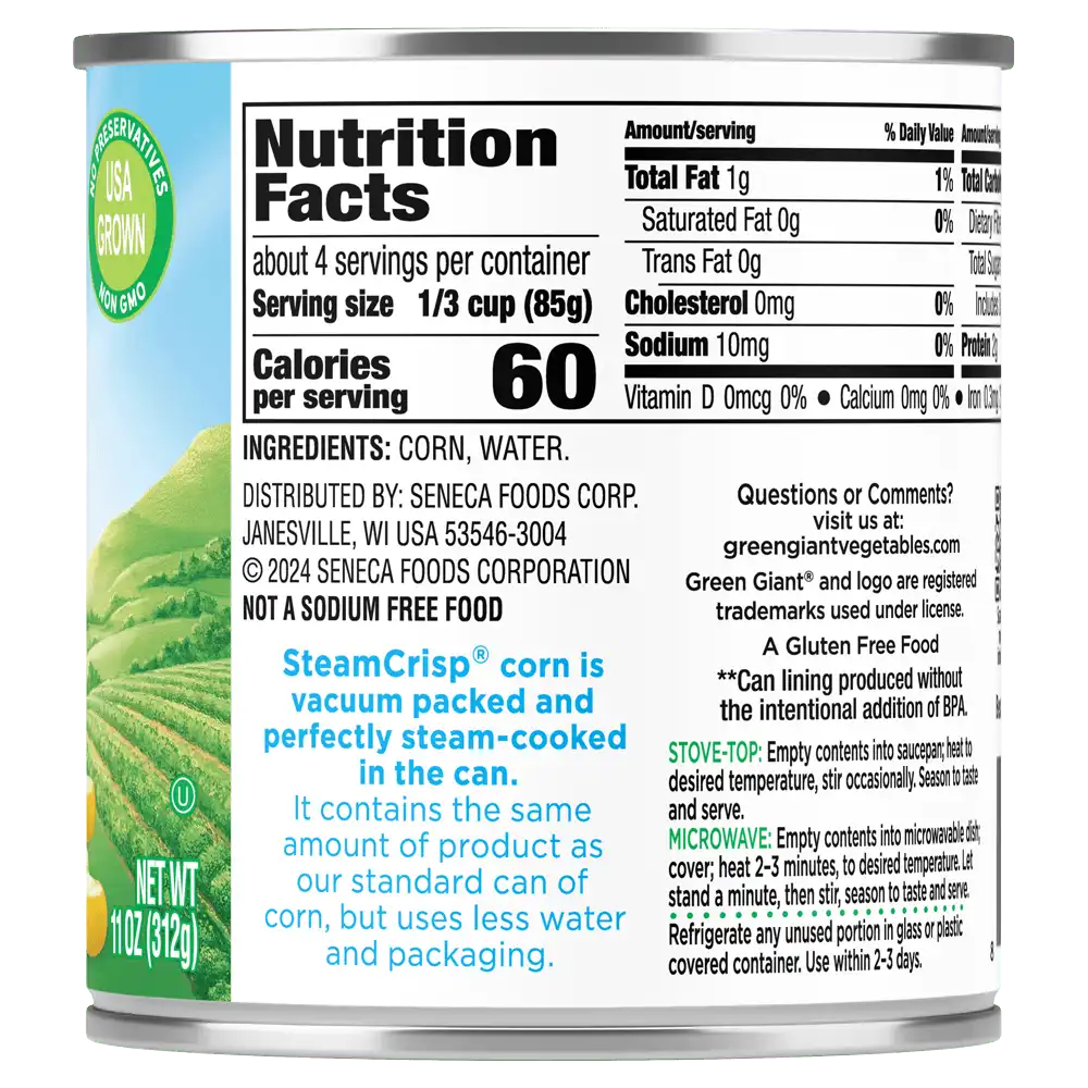 http://00810153930020%20Green%20Giant%20SC%20Niblets%20Whole%20Kernel%20Corn%20NSA%20S01%2011oz%20BACK%20result