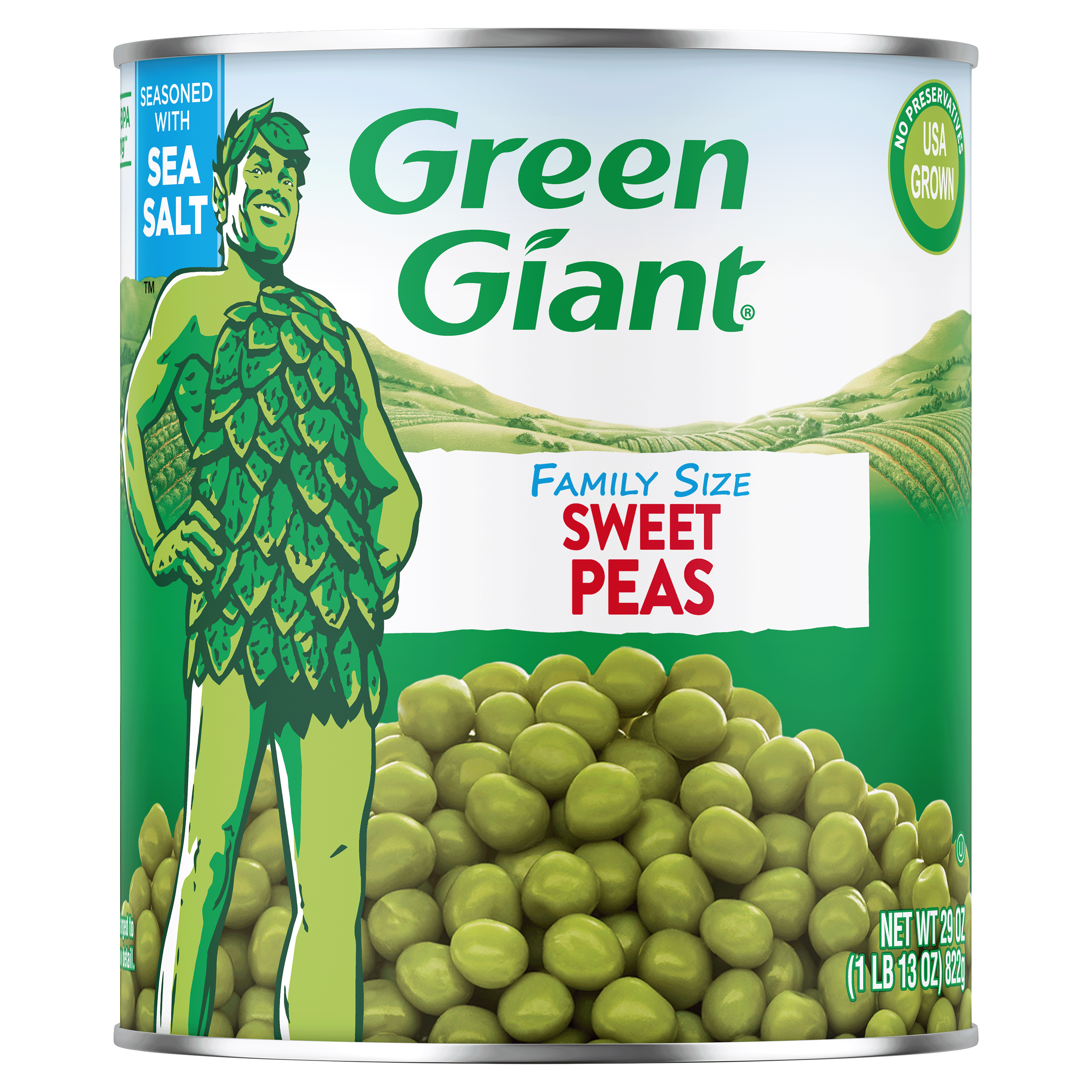 http://00810153930471%20Green%20Giant%20Sweet%20Peas%20Family%20Size%20SS01%2029oz%20FRONT