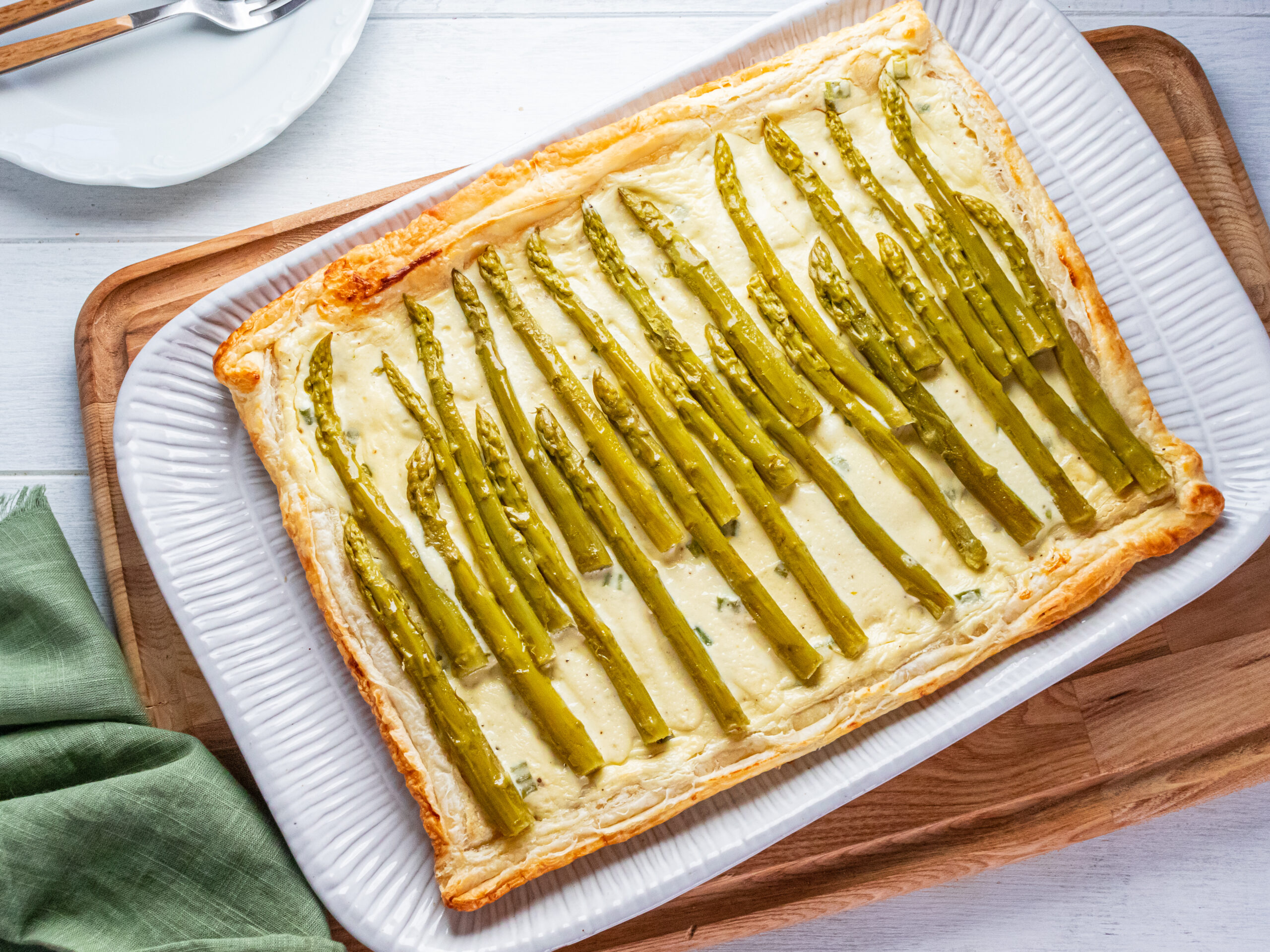 Asparagus Scallion Tart