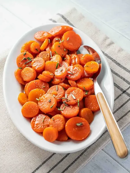 Buttery Maple Glazed Carrots