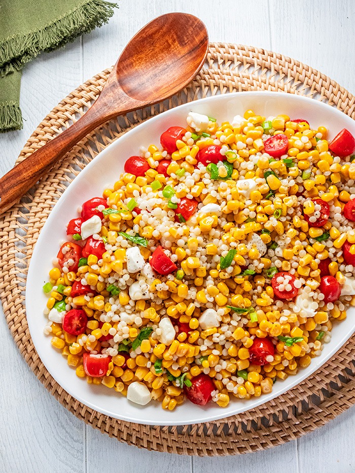 Corn Caprese Salad