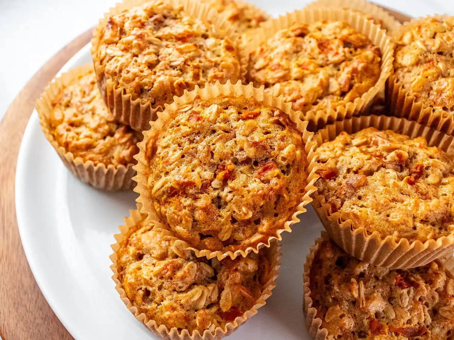 Carrot Oatmeal Muffins