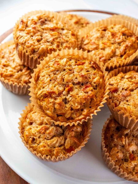 Carrot Oatmeal Muffins