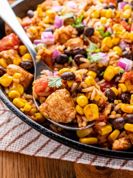 Chicken Burrito Skillet