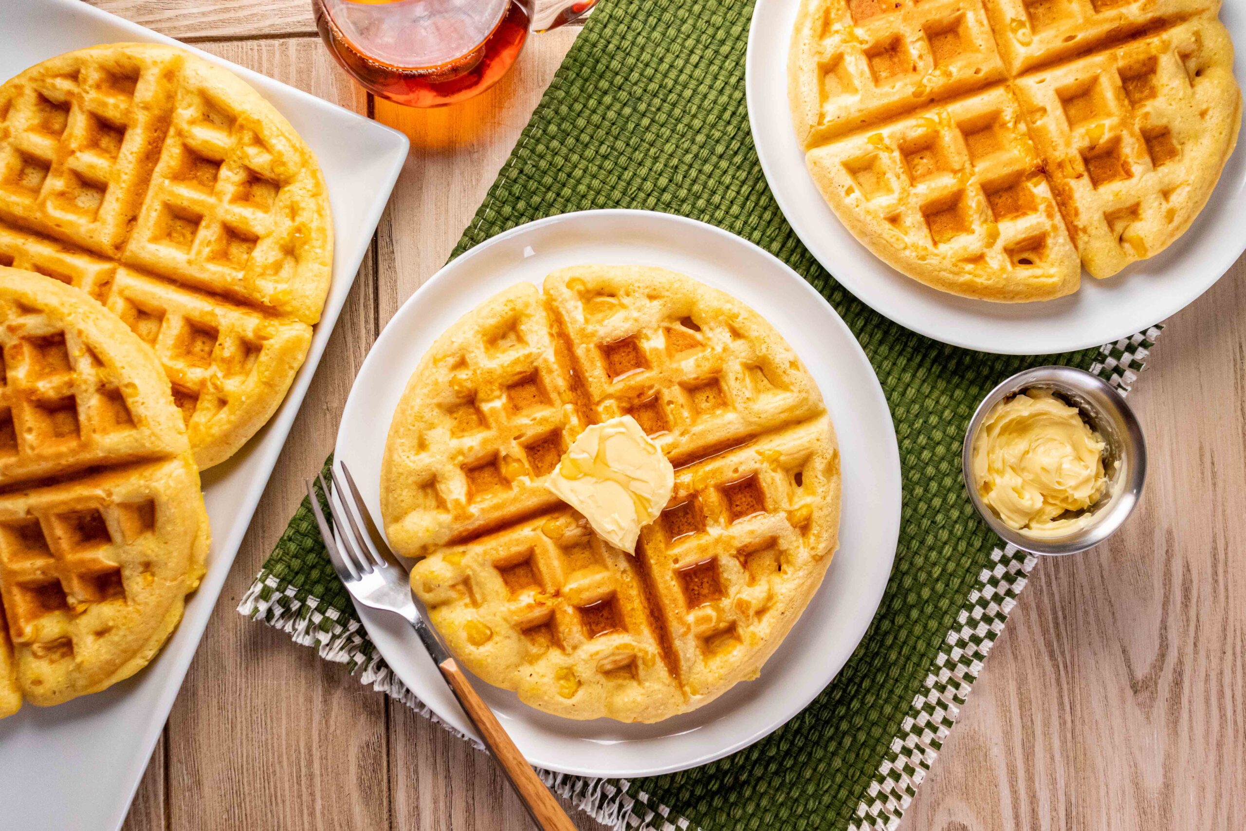 Sweet Corn Waffles