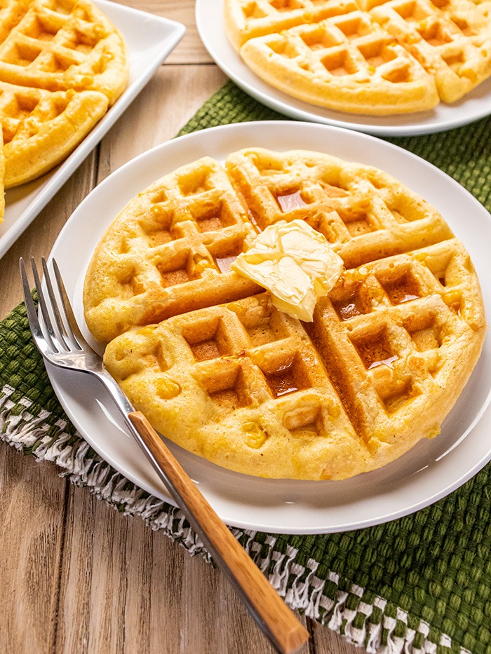Corn Lover’s Waffles
