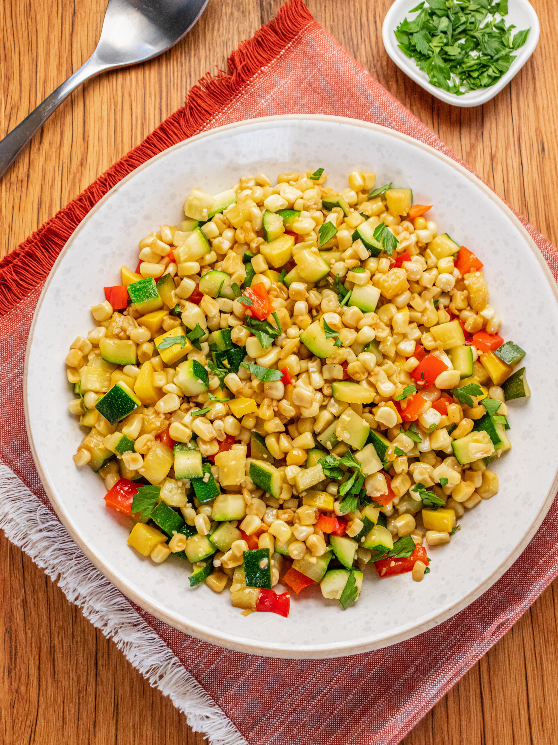 Corn and Squash Succotash