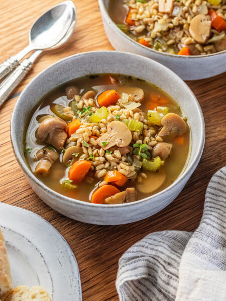 Cozy Mushroom Barley Soup