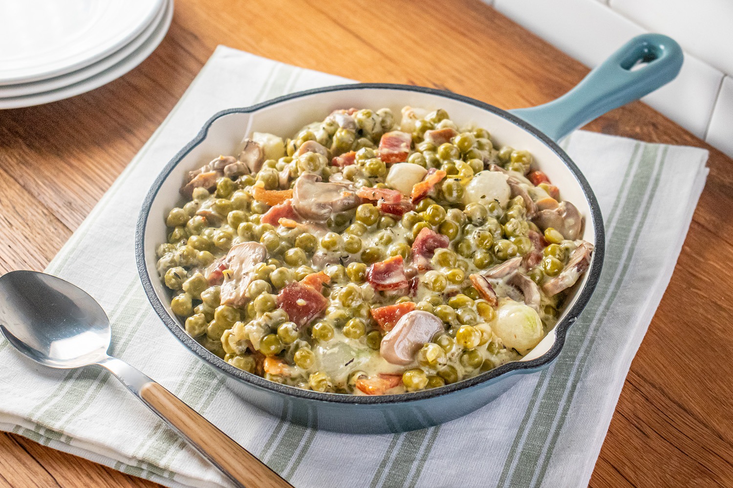Creamed Peas & Pearl Onions