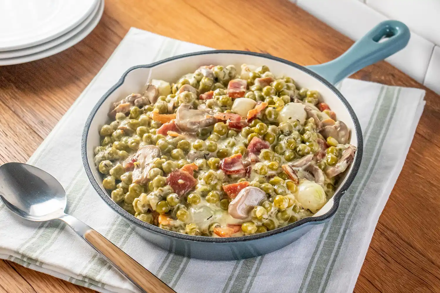 Creamed Peas & Pearl Onions