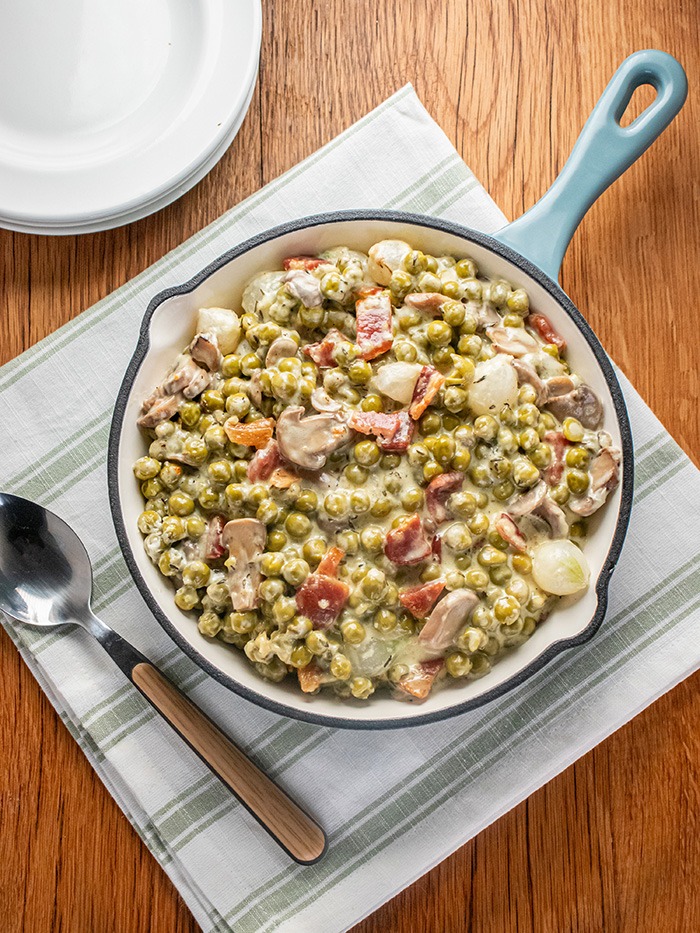 Creamed Peas & Pearl Onions
