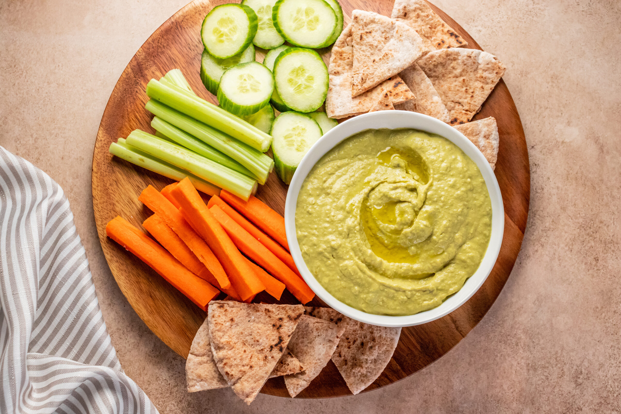 Creamy Green Pea Hummus