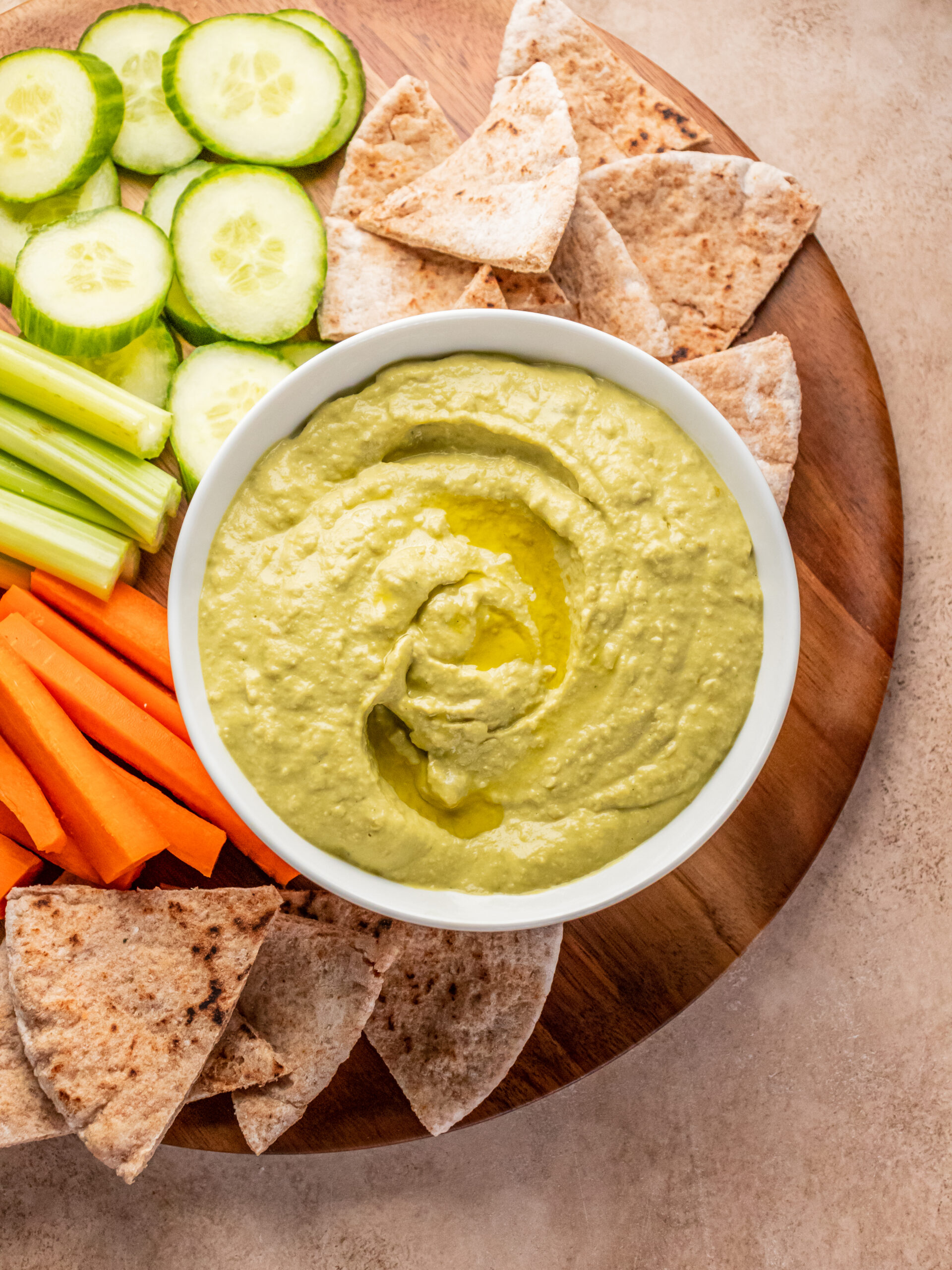 Creamy Green Pea Hummus