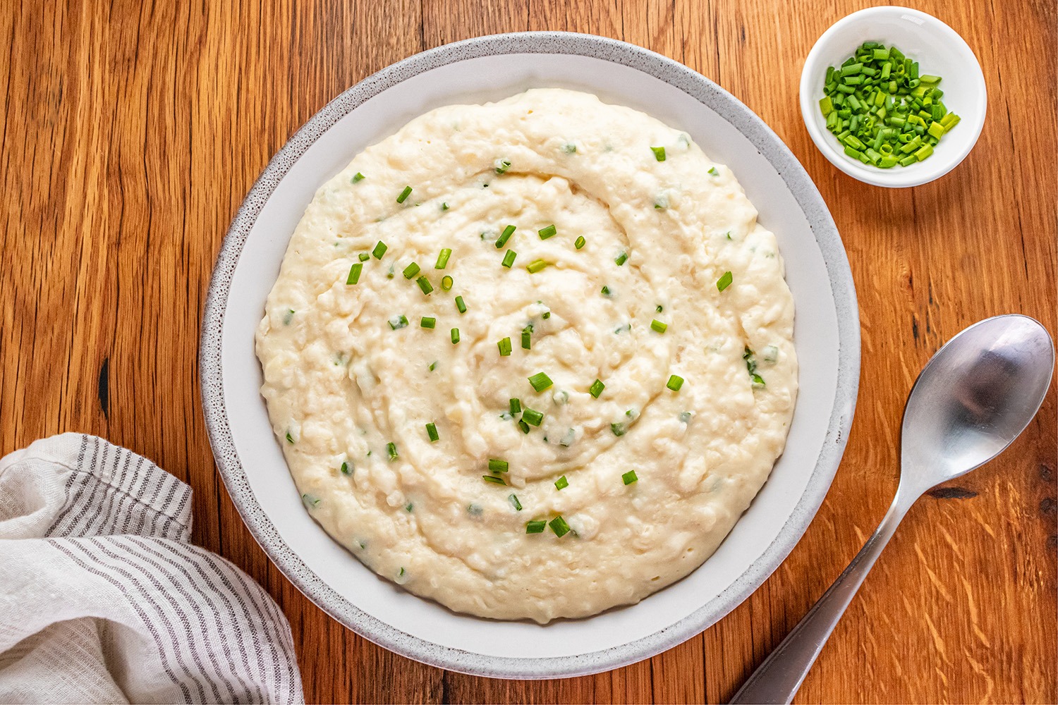 Garlic Herb Mashed Potatoes