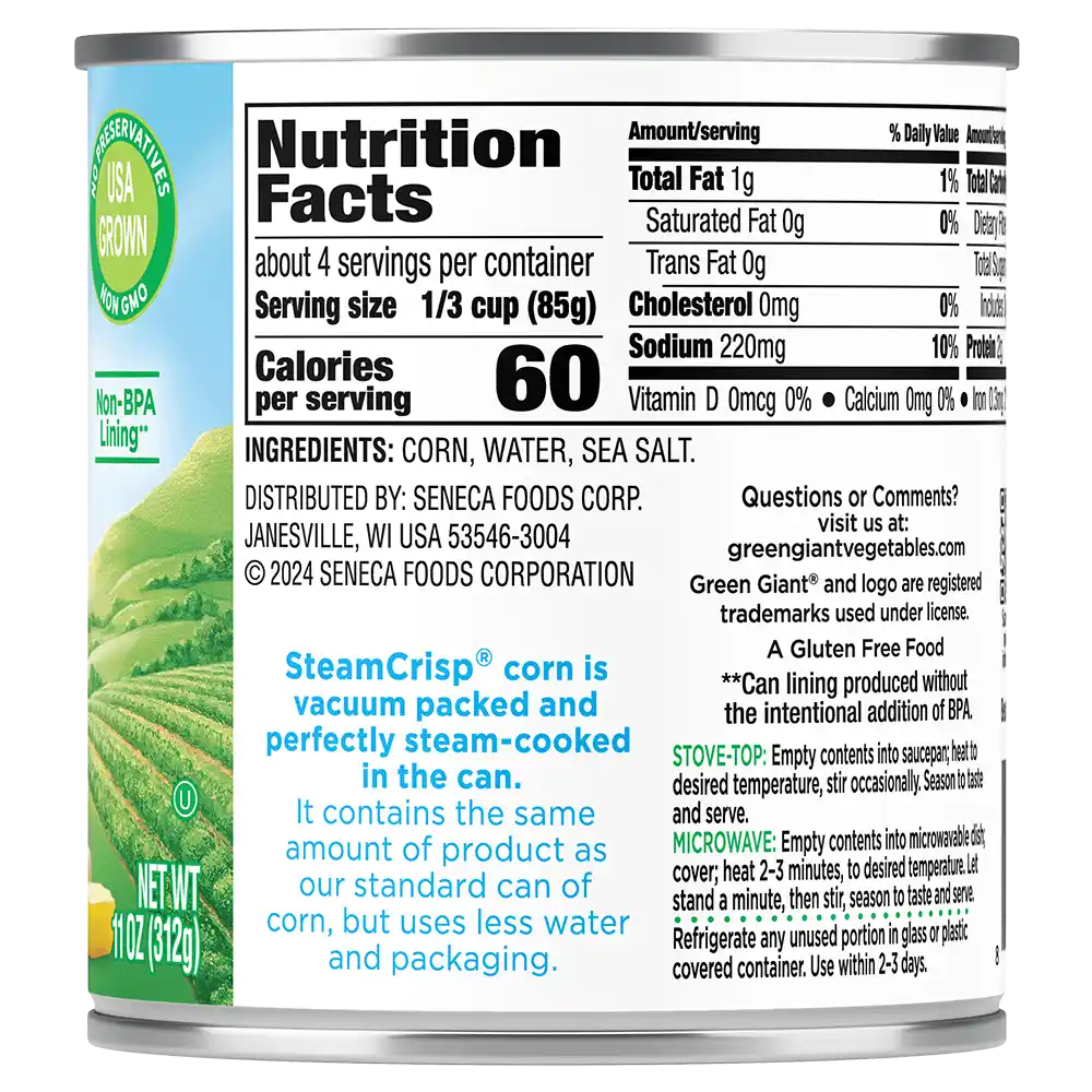 http://Green%20Giant%20SC%20Super%20Sweet%20Yellow%20White%20Whole%20Kernel%20Corn%20SS01%2011oz%20BACK%201%20result