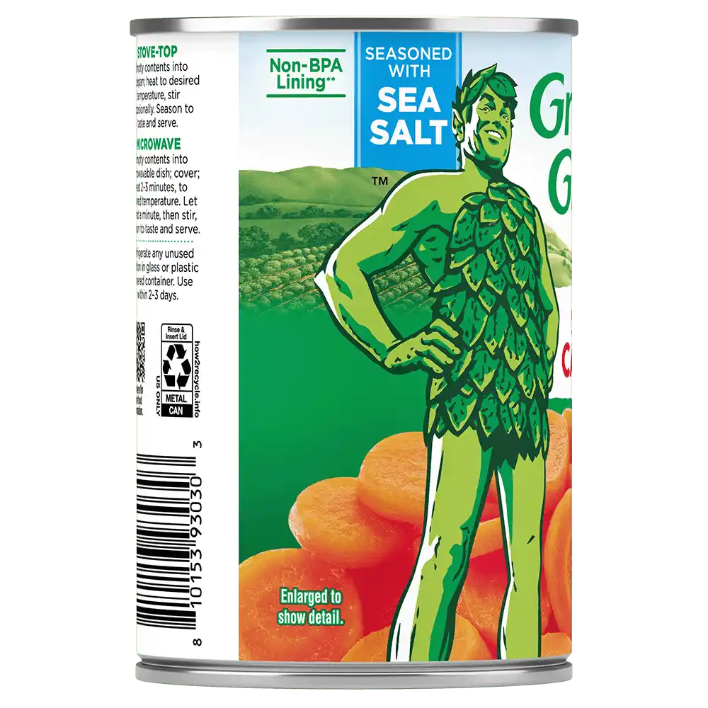 Great Value Sliced Carrots – 6 Cans (14.5 Oz Each), No Preservatives, Kosher, Shelf-Stable