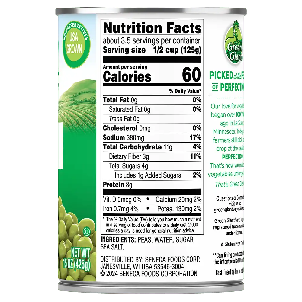 http://Green%20Giant%20Sweet%20Peas%20SS01%2015oz%20RIGHT%201%20result