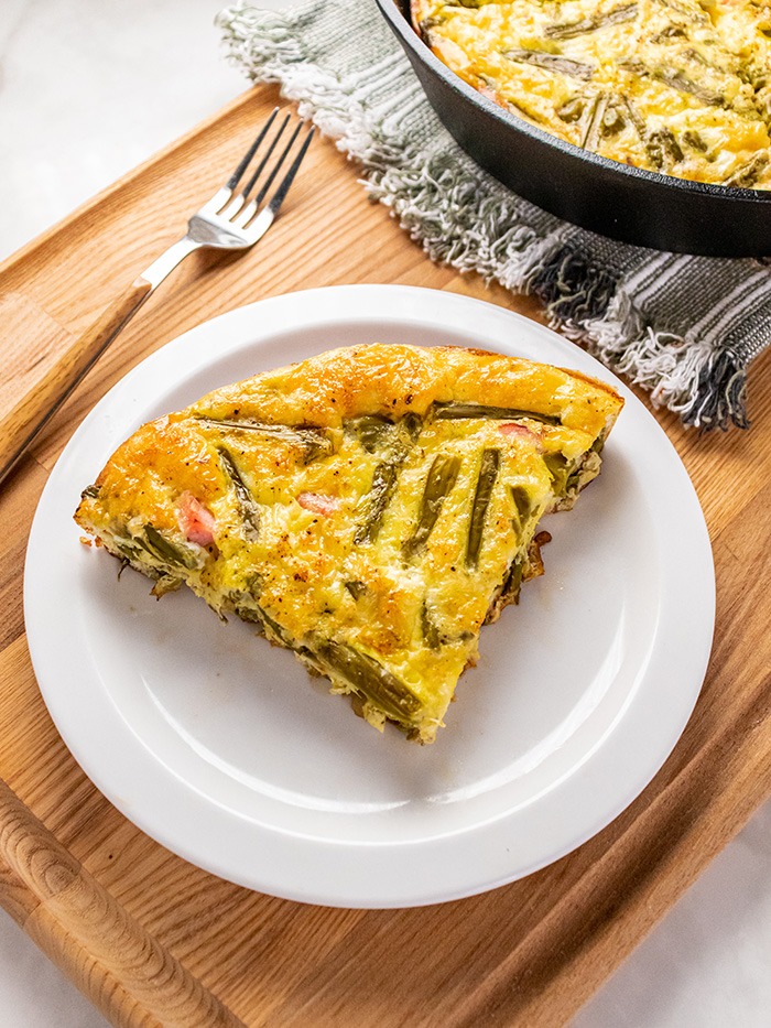 Ham and Asparagus Frittata