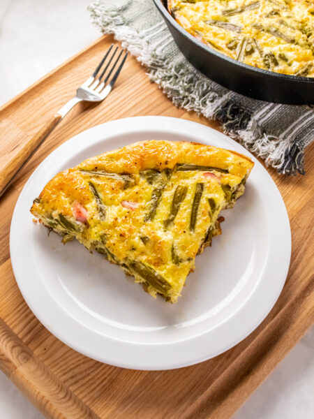 Asparagus and Ham Frittata