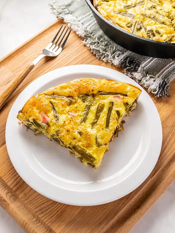 Asparagus and Ham Frittata