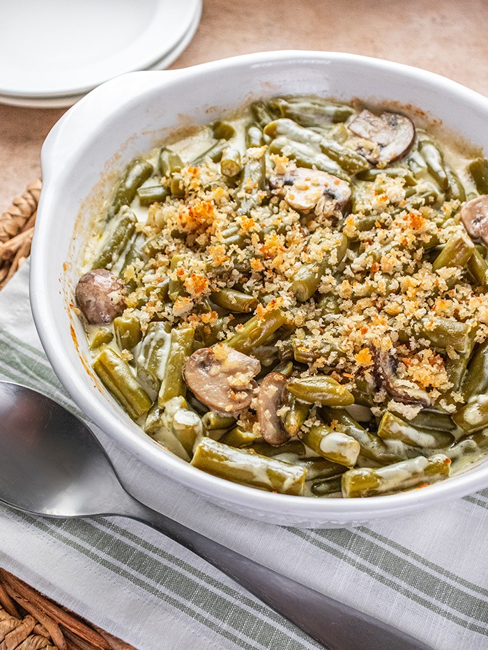 Lower Sodium Green Bean Casserole