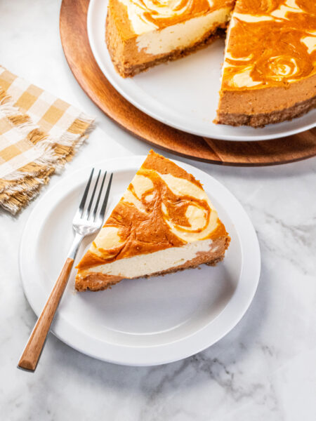 Marbled Pumpkin Cheesecake