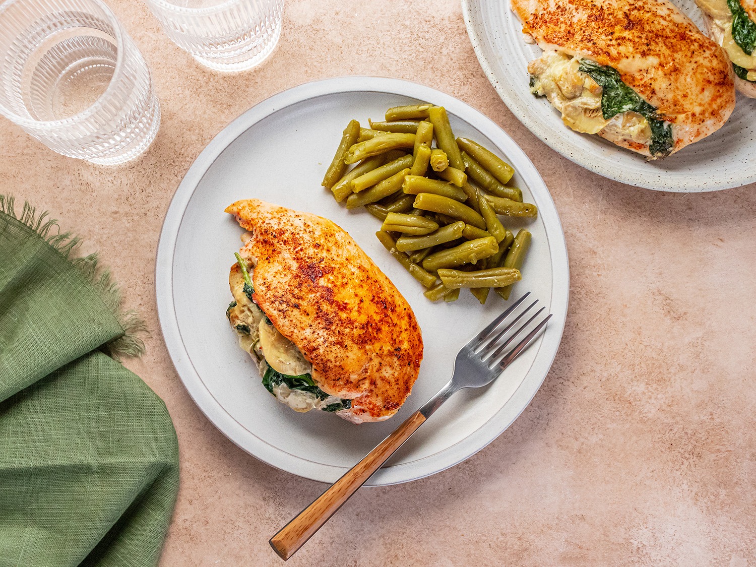 Mushroom Stuffed Chicken Breast