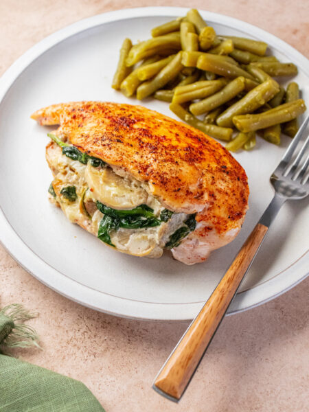 Mushroom Stuffed Chicken Breast