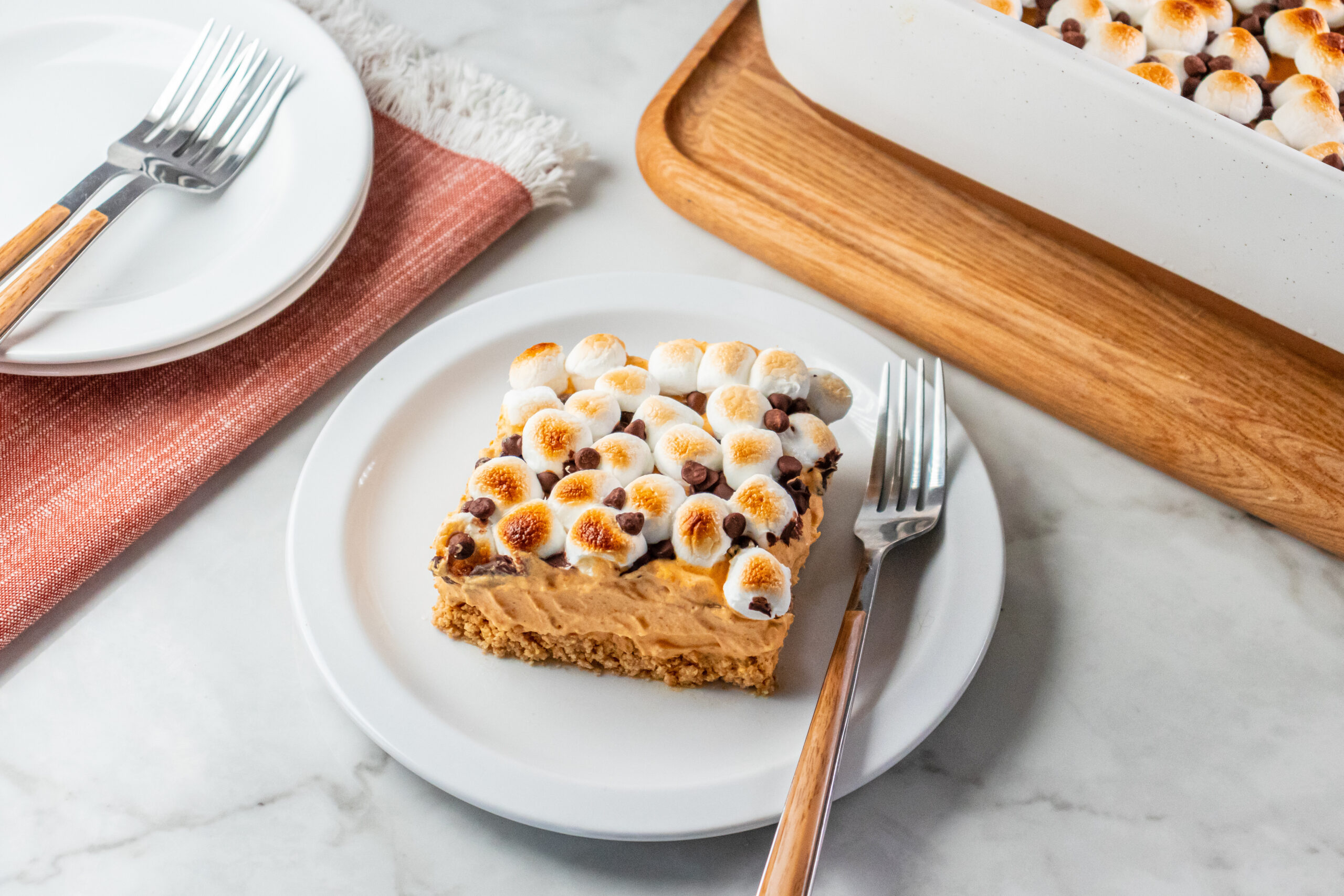 No Bake Pumpkin S’more Pie