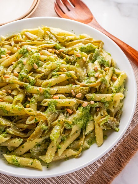 Pesto Pasta with Green Beans