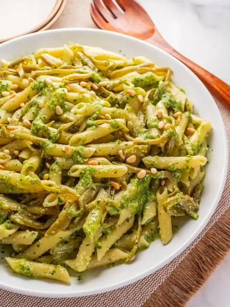 Pesto Pasta with Green Beans
