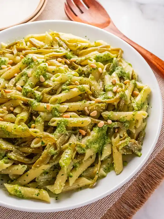 Pesto Pasta with Green Beans