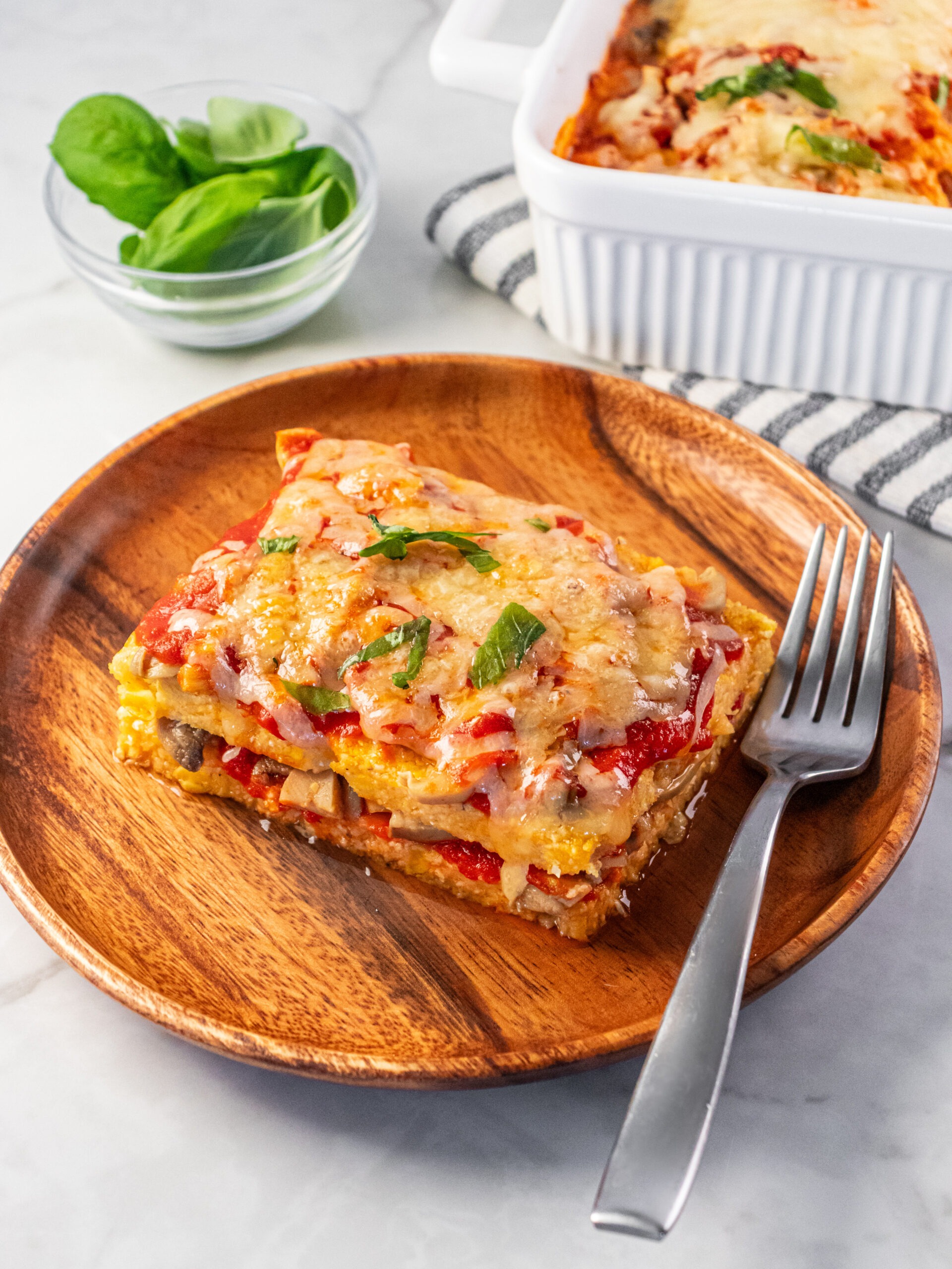 Polenta Mushroom Lasagna