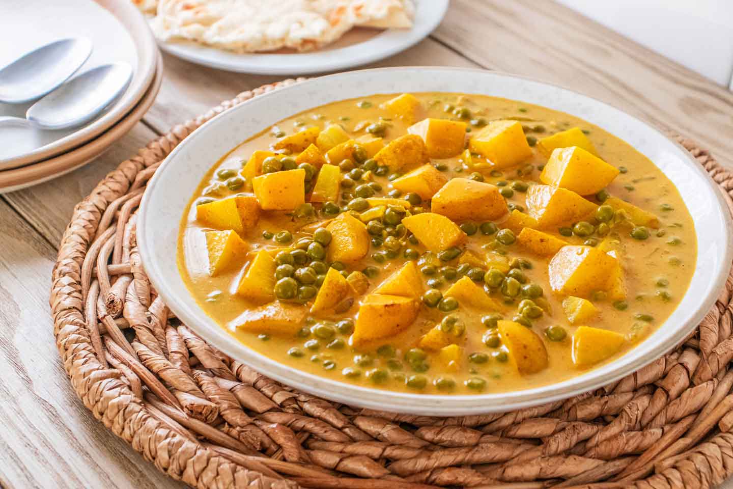 Potato and Pea Curry 