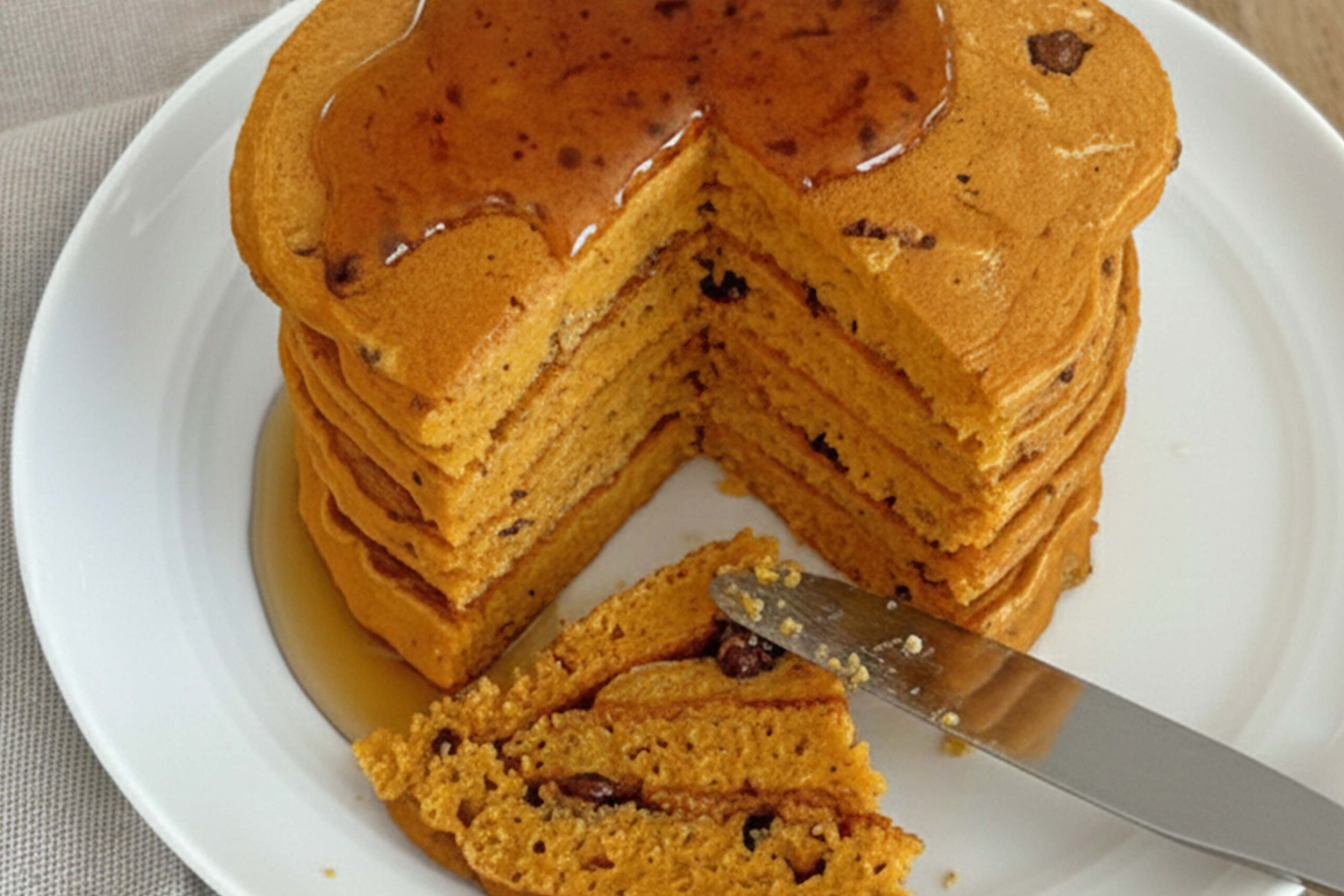 Pumpkin Banana Pancakes