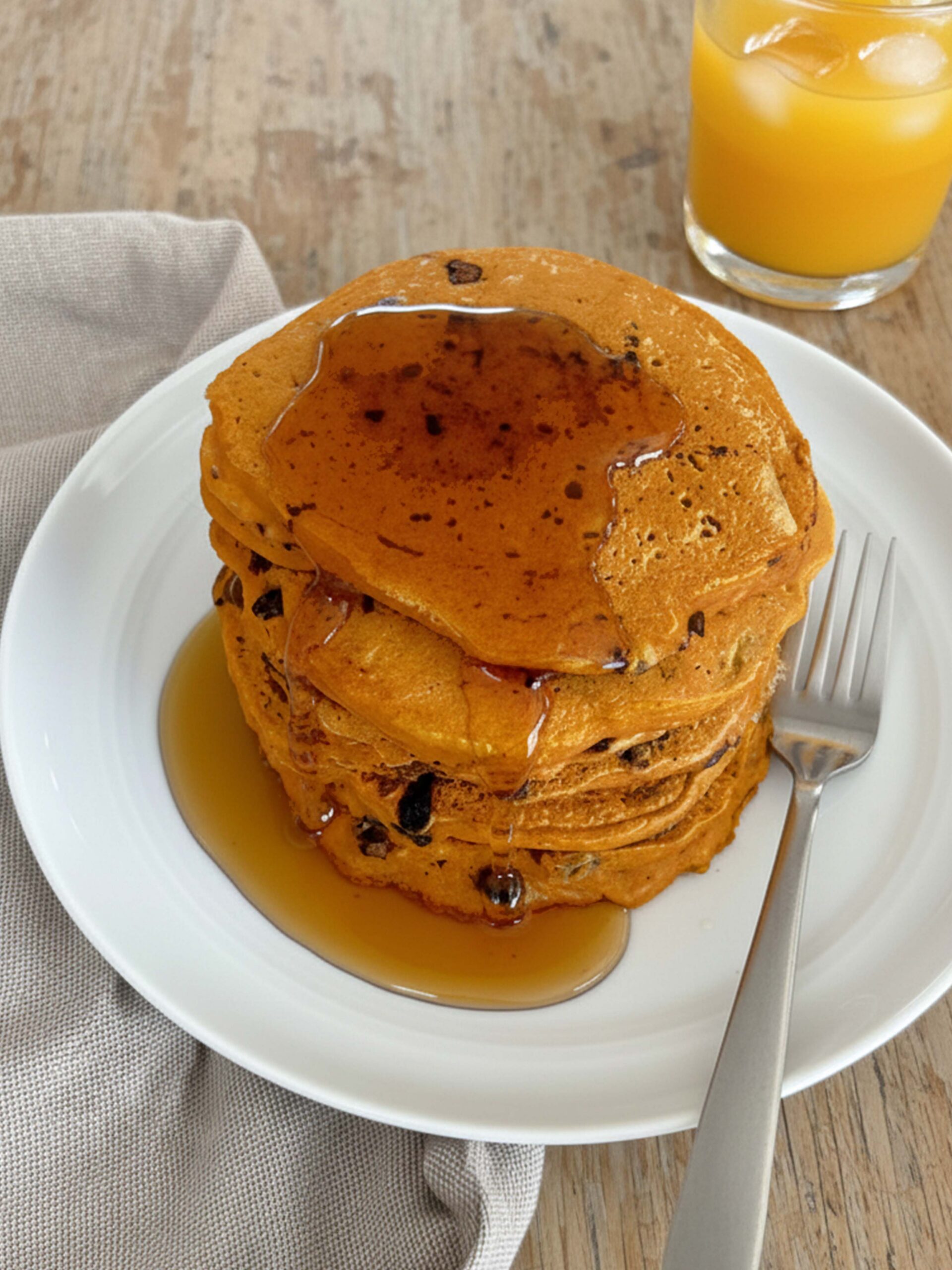 Pumpkin Banana Pancakes