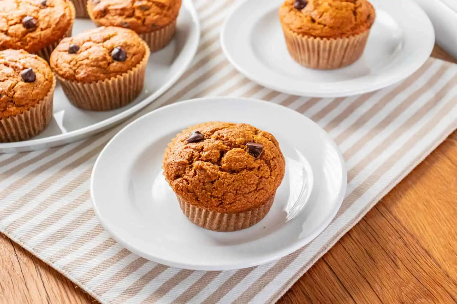 Pumpkin Chocolate Chip Muffins
