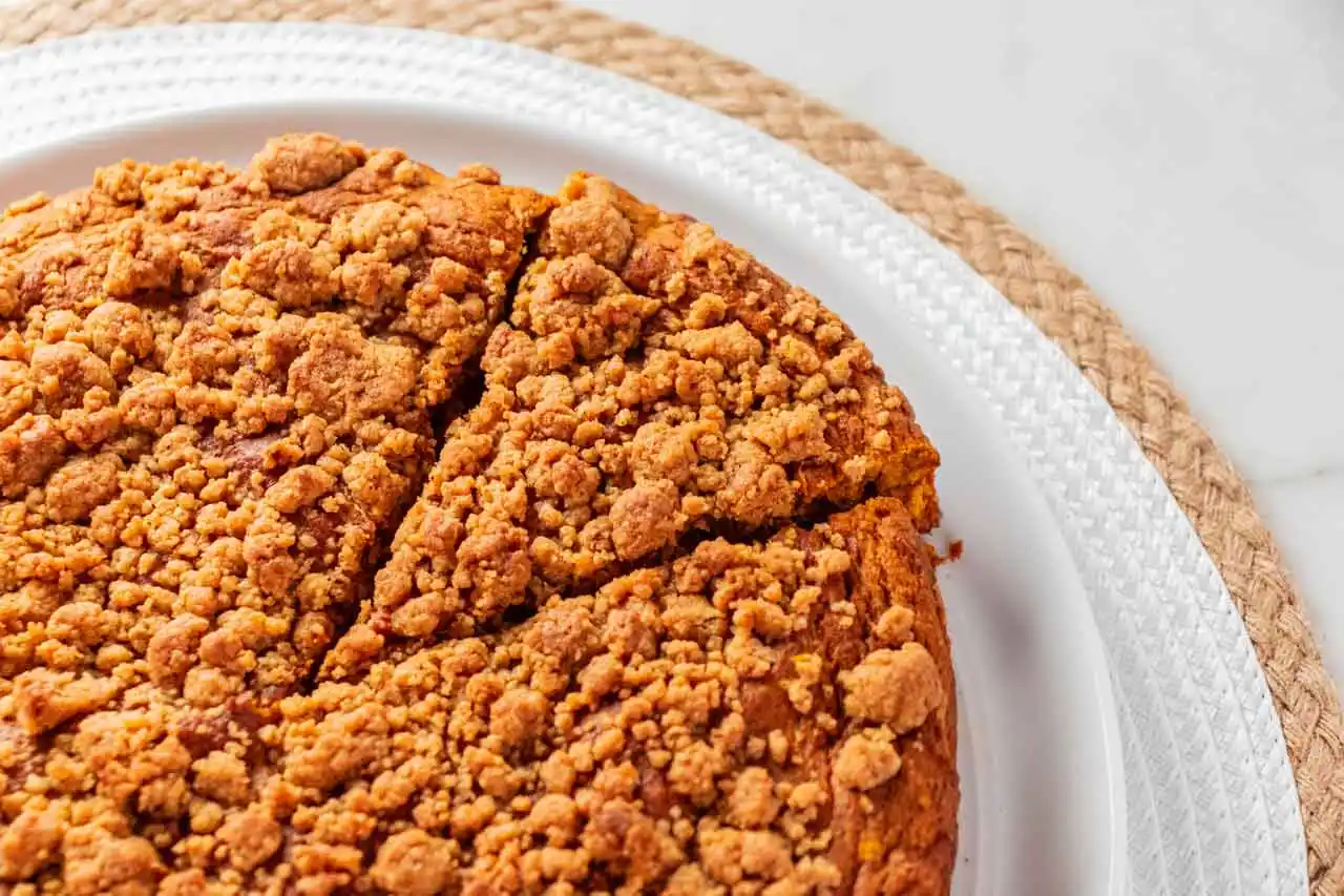 Pumpkin Coffee Cake with Crumb Topping