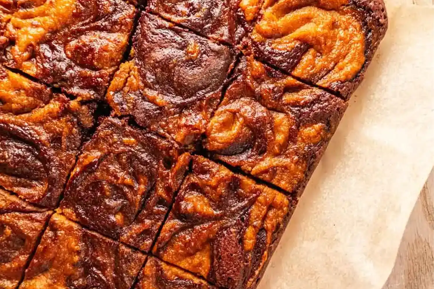 Pumpkin Swirl Brownies