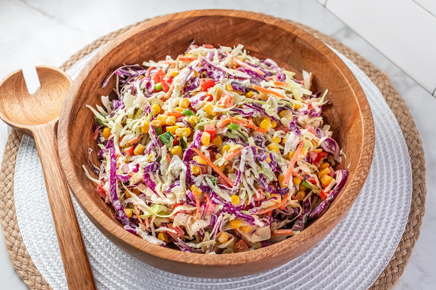 Summery Corn Coleslaw