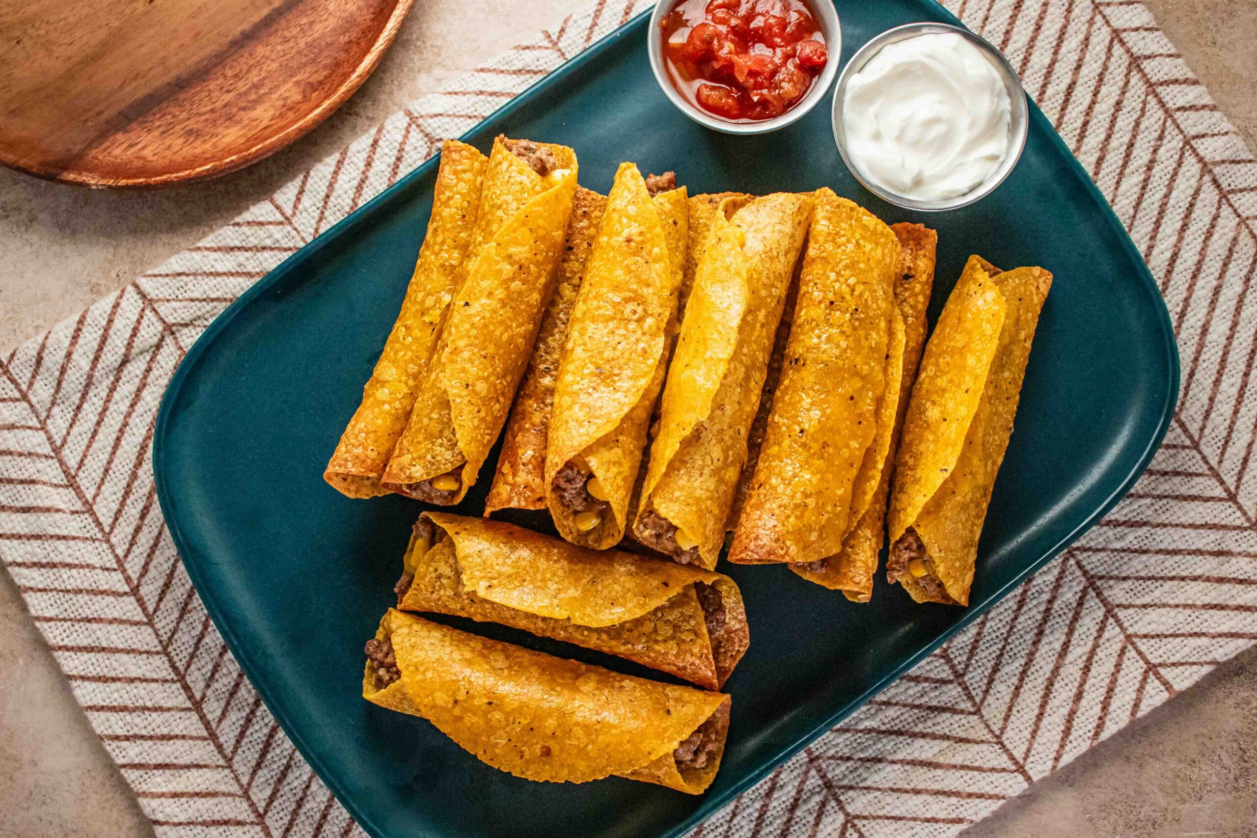 Air-Fryer Beef Taquitos