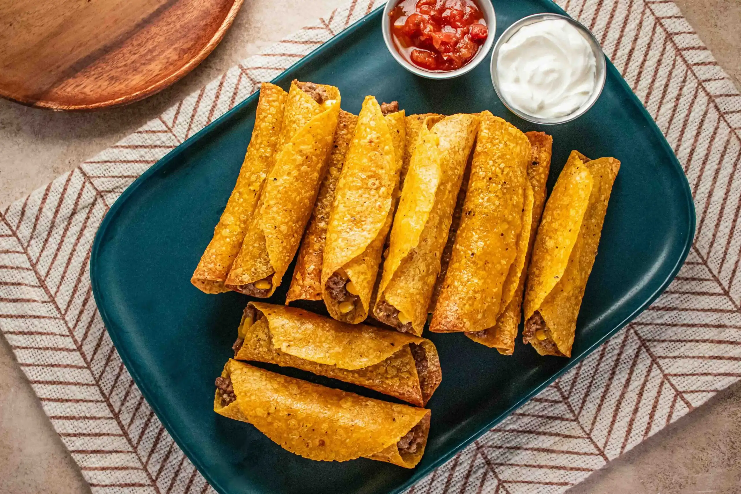 Air-Fryer Beef Taquitos
