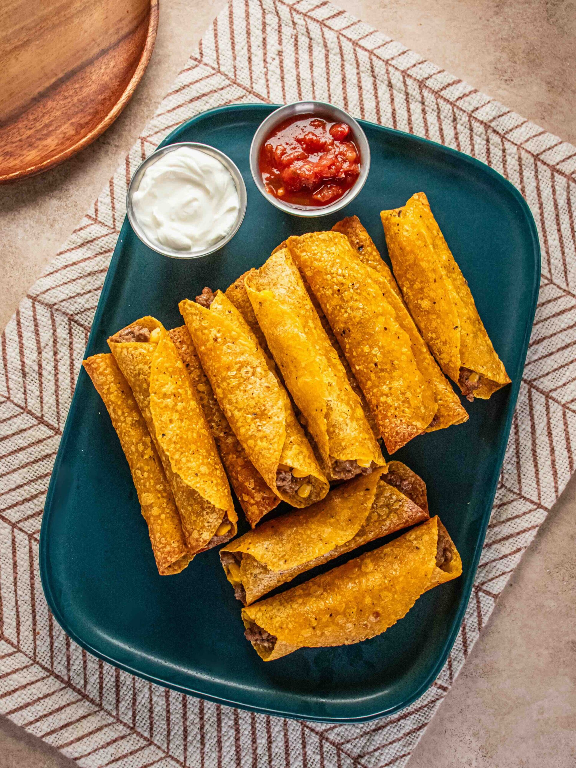 Air-Fryer Beef Taquitos