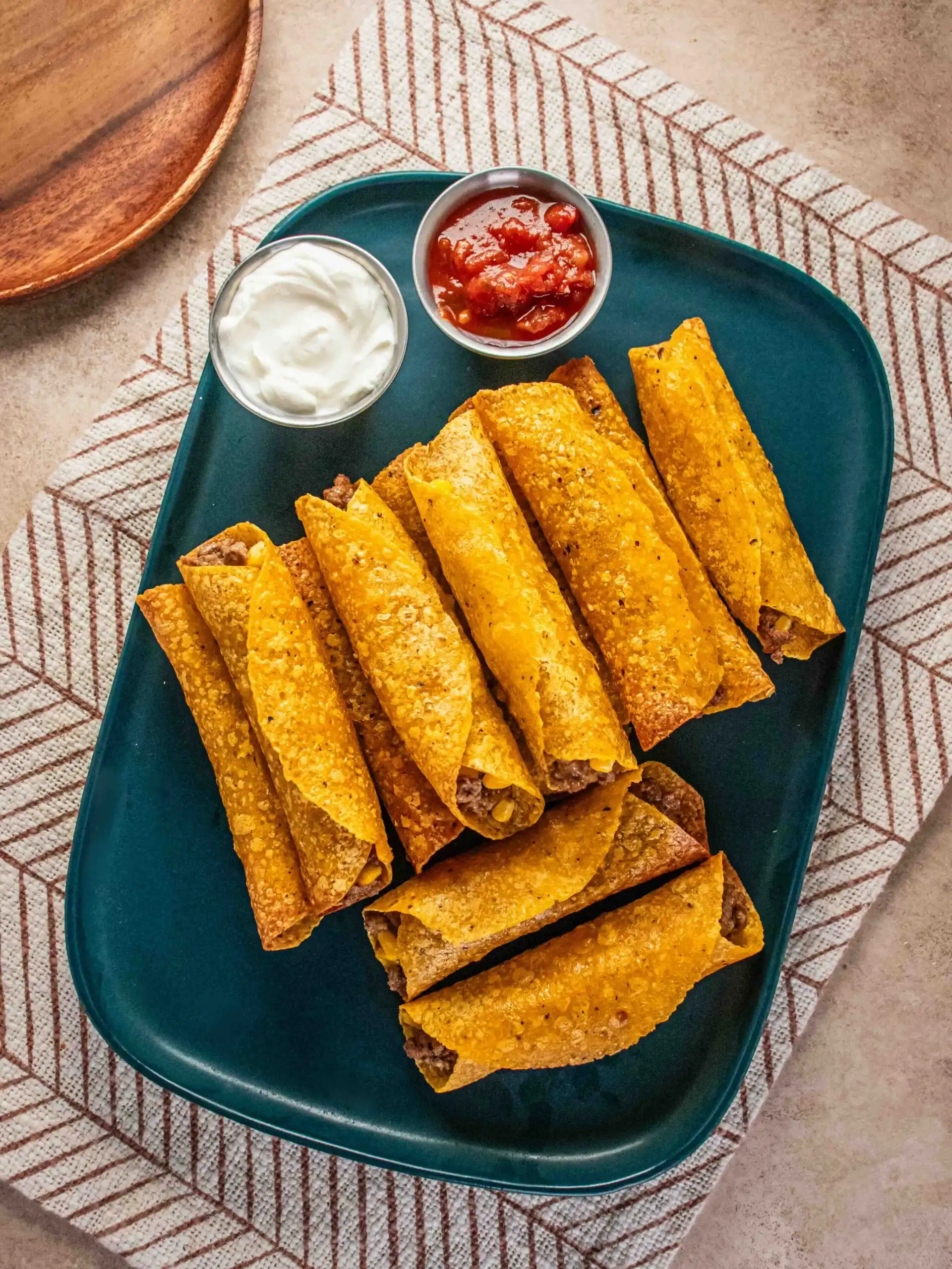 Air-Fryer Beef Taquitos
