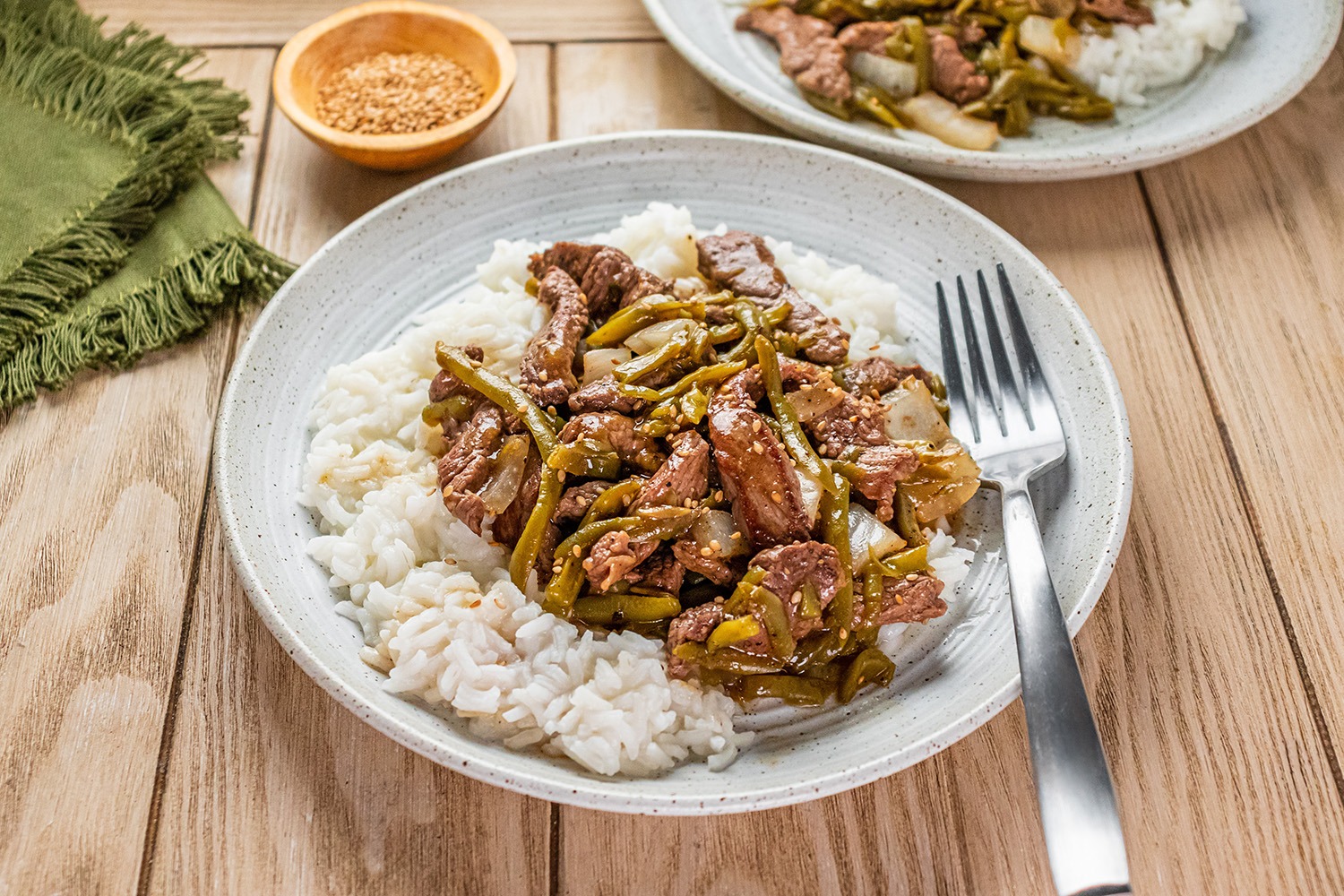 Vietnamese Steak and Green Bean Stir Fry